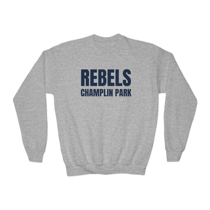 Youth Rebels Champlin Park Crewneck Sweatshirt Dark Text