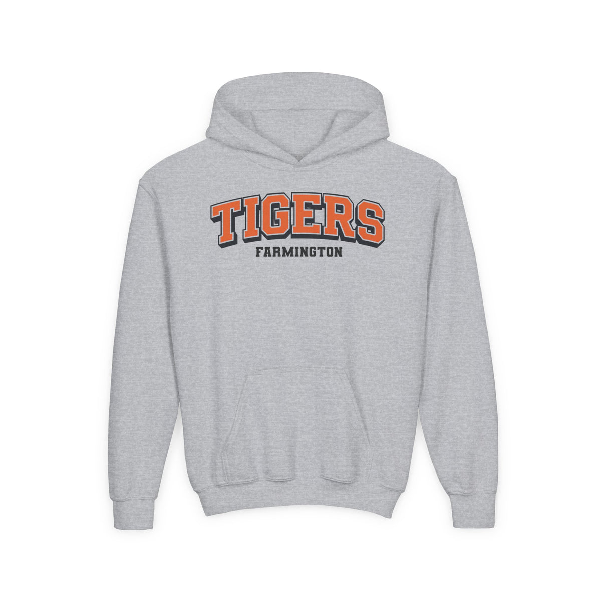 Farmington Tigers Hoodie - Cozy Heavy Blend Sweatshirt for Kids