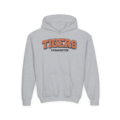 Farmington Tigers Hoodie - Cozy Heavy Blend Sweatshirt for Kids