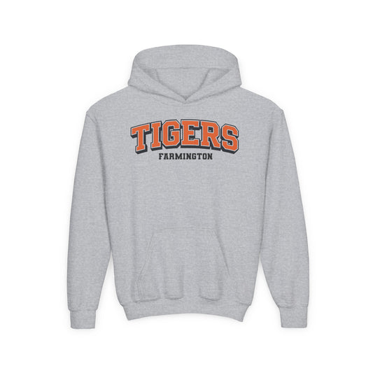 Farmington Tigers Hoodie - Cozy Heavy Blend Sweatshirt for Kids