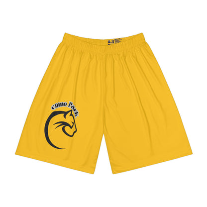 Saint Paul Como Park Cougars Gold Men's Sports Shorts, Athletic Shorts for Workouts, Casual Wear