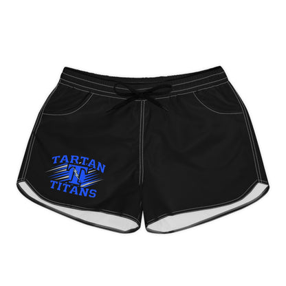 Tartan Titans Black Women's Casual Shorts