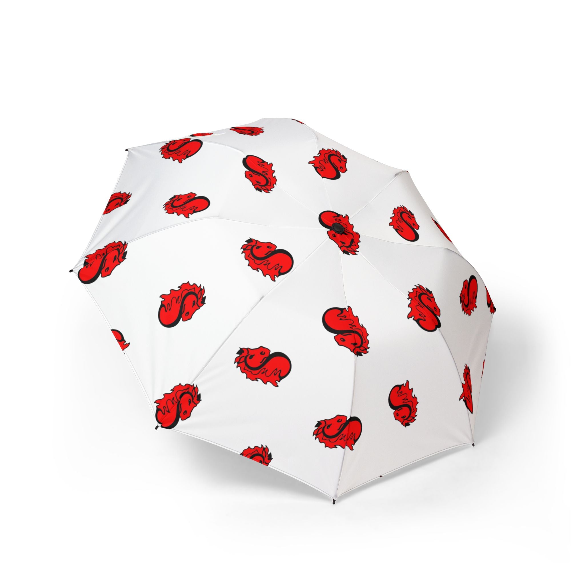 Stillwater Ponies Stylish Foldable Umbrella - Compact Rain Protection