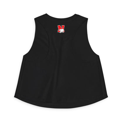 North Polars Crop Top — Retro Script Athletic Women's Tank