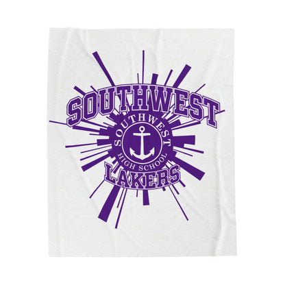 Minneapolis Southwest Lakers Velveteen Plush Blanket - Cozy Team Spirit Throw