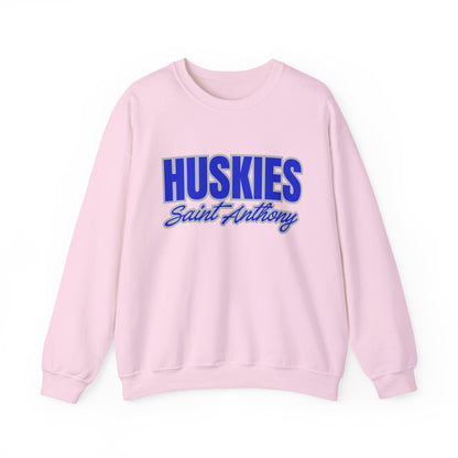 Saint Anthony Huskies Unisex Heavy Blend™ Crewneck Sweatshirt - Cozy Graphic Fashion
