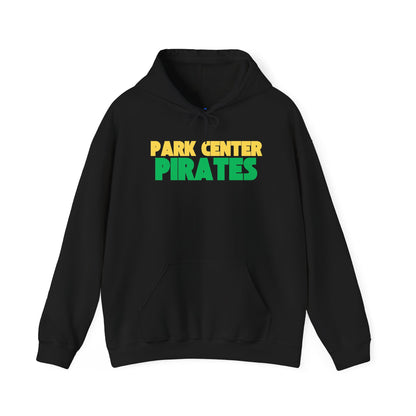 Park Center Pirates Hoodie — School Team Logo Pullover