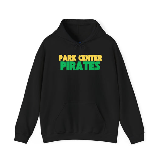 Park Center Pirates Hoodie — School Team Logo Pullover
