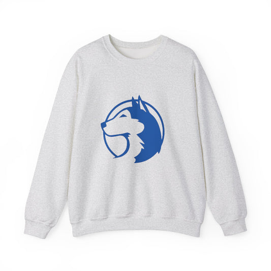 Saint Anthony Huskies Unisex Heavy Blend™ Crewneck Sweatshirt - Cozy Graphic Fashion