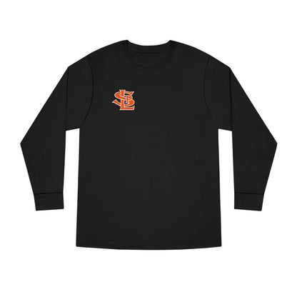 Saint Louis Park Orioles Casual Long Sleeve Crewneck Tee - Perfect for Everyday Wear