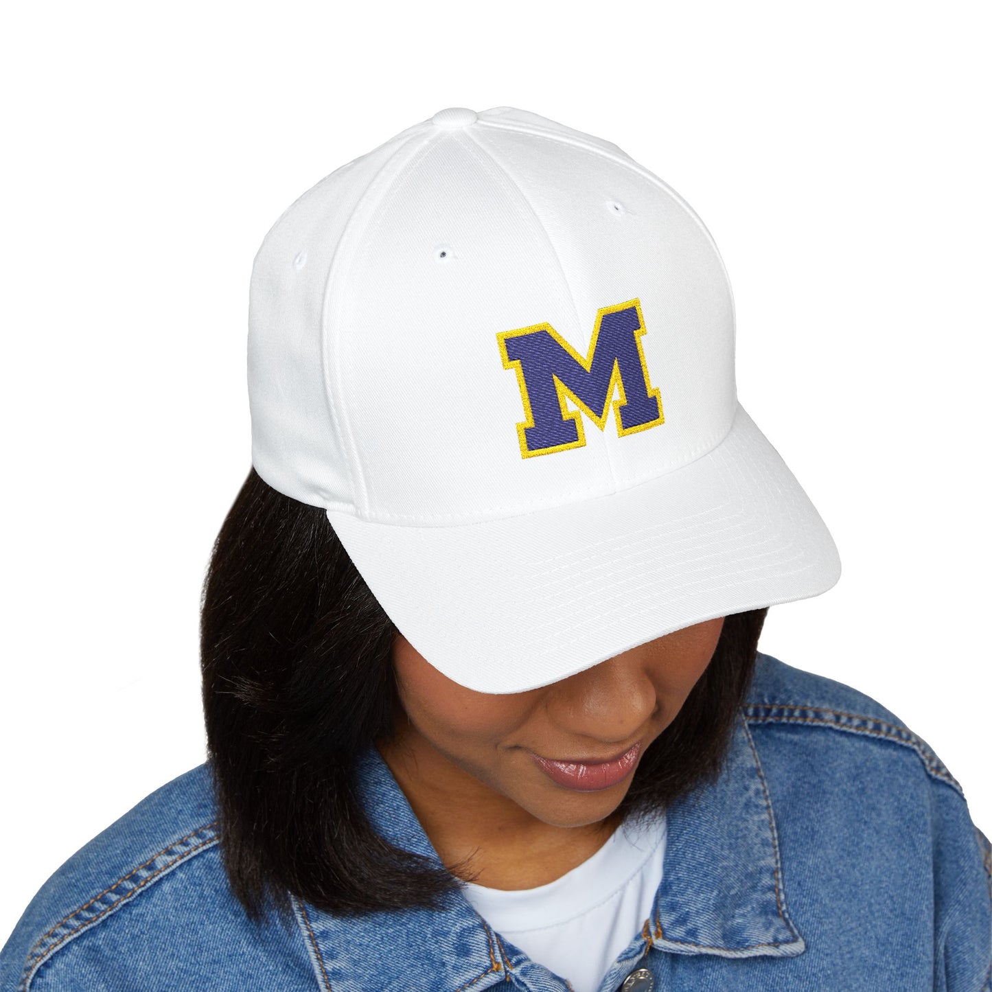 Mahtomedi Zephyrs "M" Embroidered Cap - Structured Baseball Hat