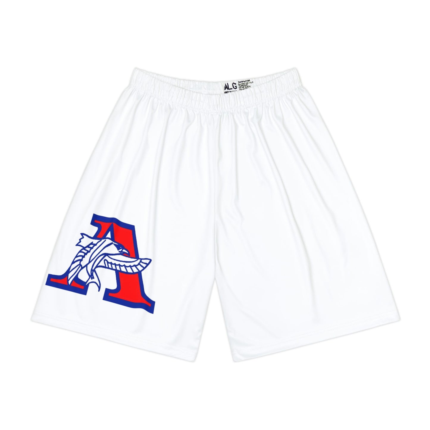 Robbinsdale Armstrong Falcons Men's White Sports Shorts