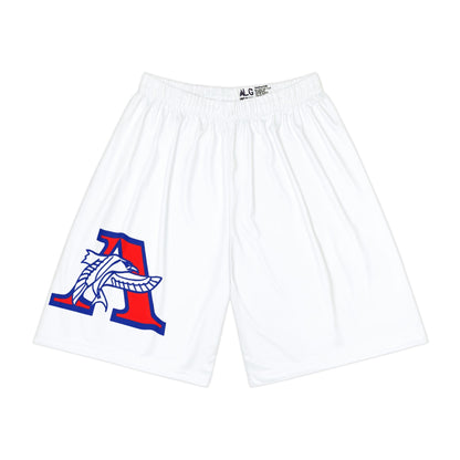 Robbinsdale Armstrong Falcons Men's White Sports Shorts