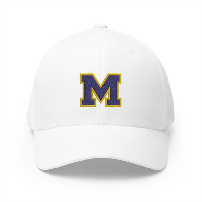 Mahtomedi Zephyrs "M" Embroidered Cap - Structured Baseball Hat