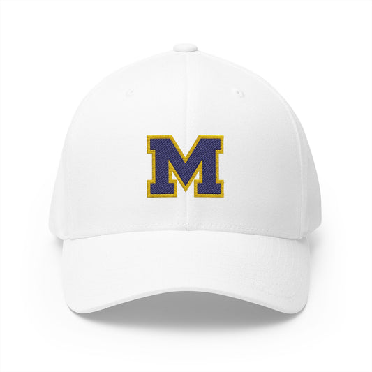 Mahtomedi Zephyrs "M" Embroidered Cap - Structured Baseball Hat