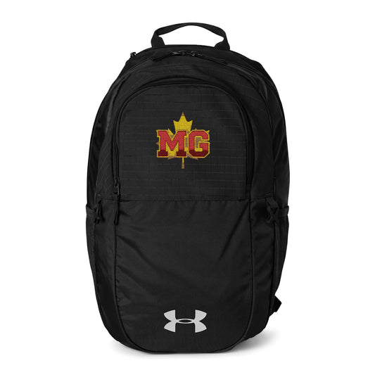 Maple Grove Crimson Under Armour Embroidered Backpack