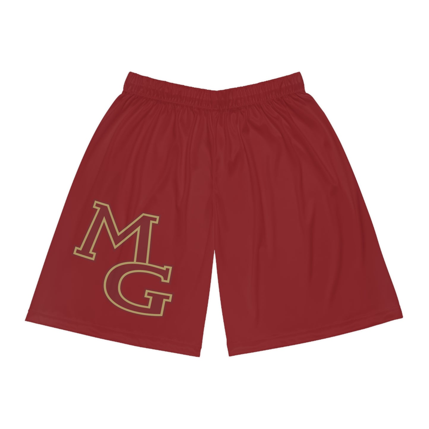 Maple Grove Stylish Crimson Basketball Shorts - Perfect for Sports Lovers