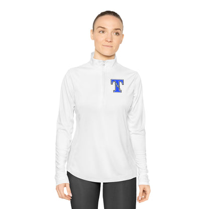 Tartan Titans Ladies Quarter-Zip Pullover - Stylish Athletic Layer for Comfort and Performance
