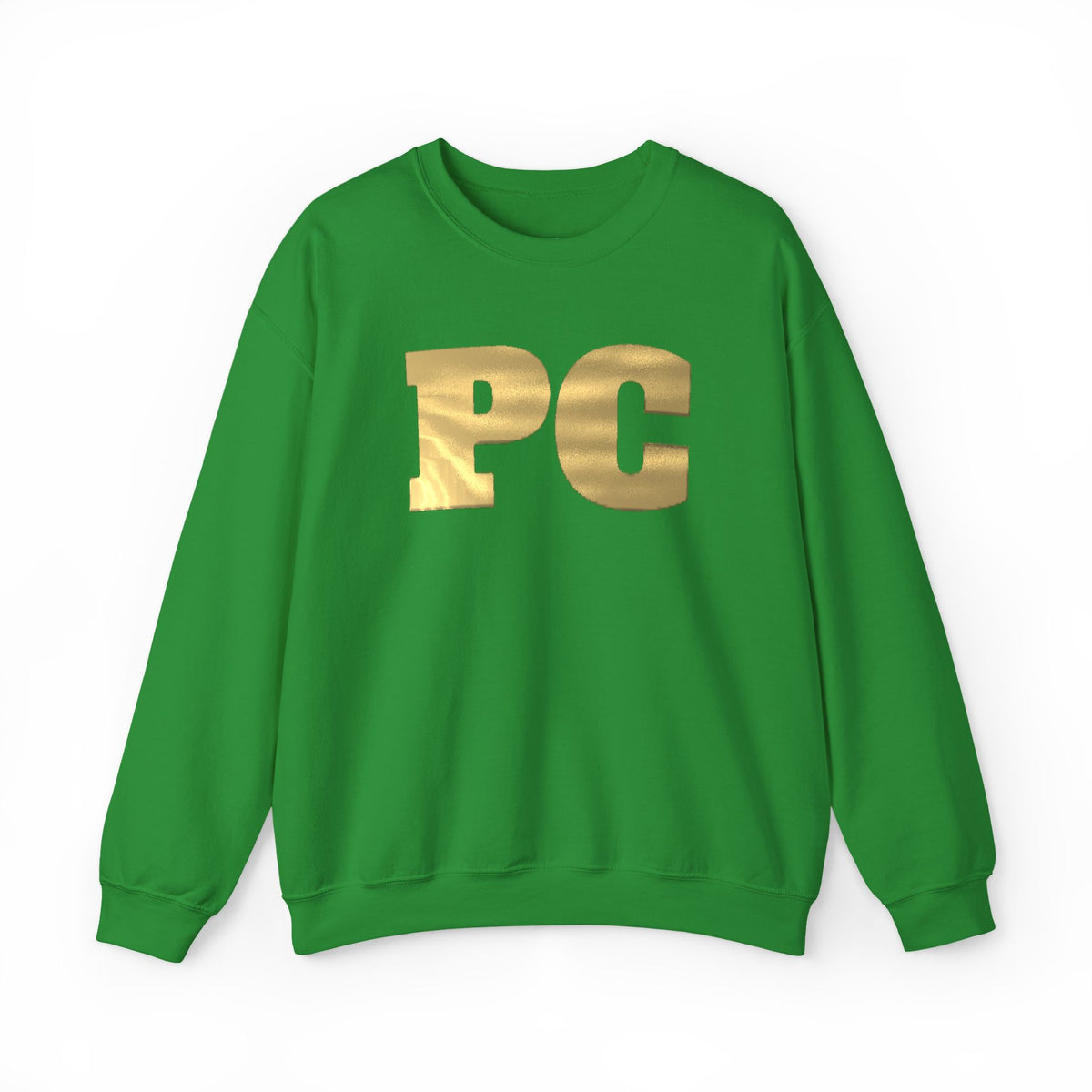 Park Center Pirates "PC" Gold Foil Crewneck Sweatshirt