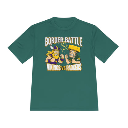 Border Battle Vikings vs Packers Tee — "The Best Seat in the Game Is at the Bar" Sports Rivalry Shirt