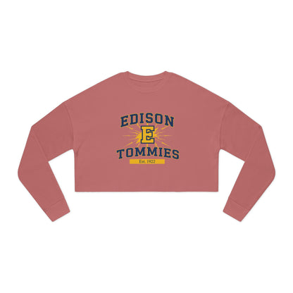 Minneapolis Edison Tommies Cropped Sweatshirt for Women - Trendy & Fun