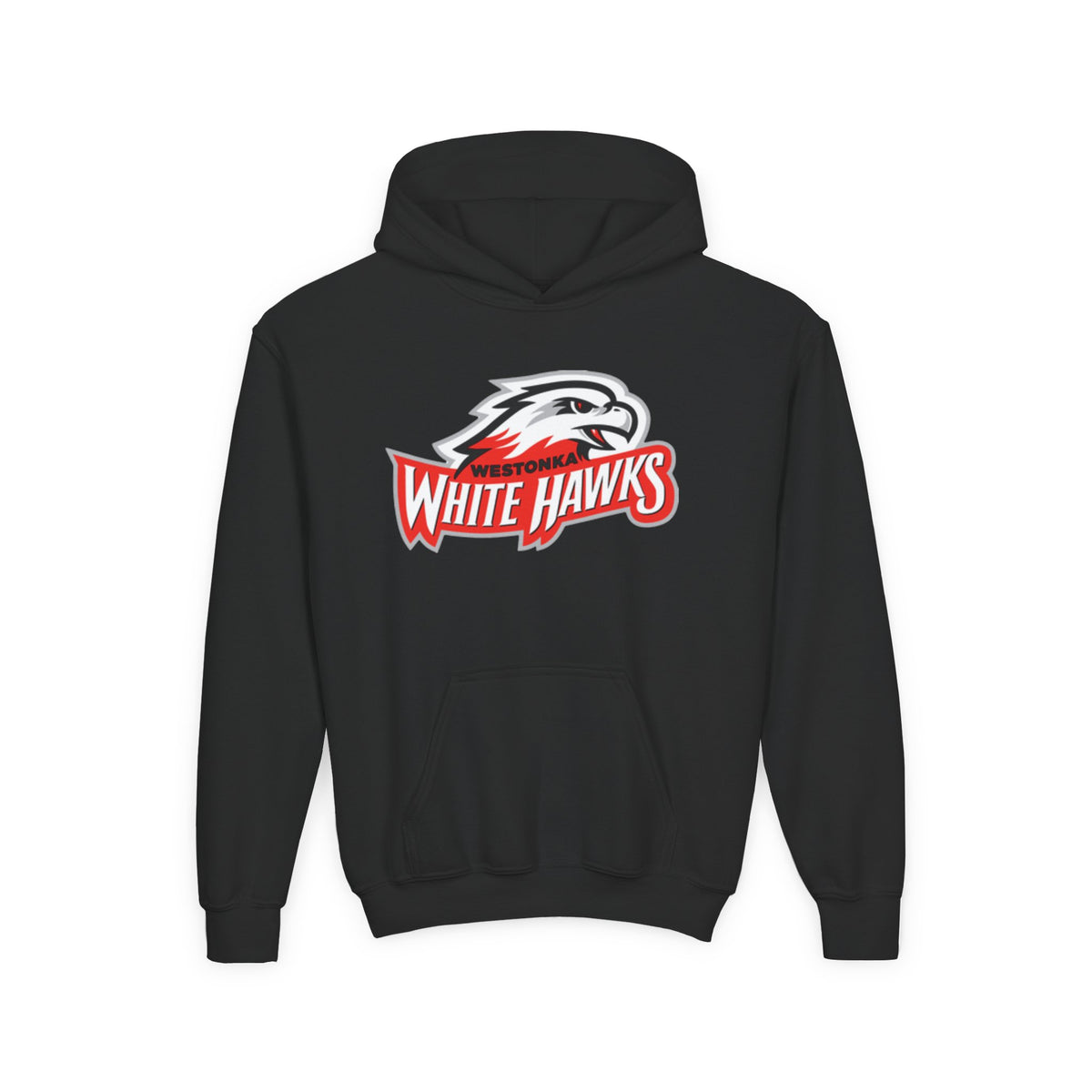 Mound Westonka White Hawks Youth Sporty Hoodie, Perfect for Casual Wear