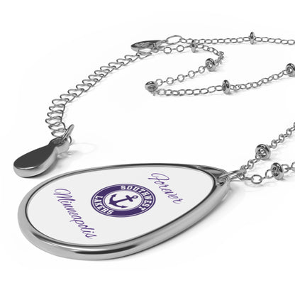 Minneapolis Southwest Lakers Oval Pendant "Forever" Necklace