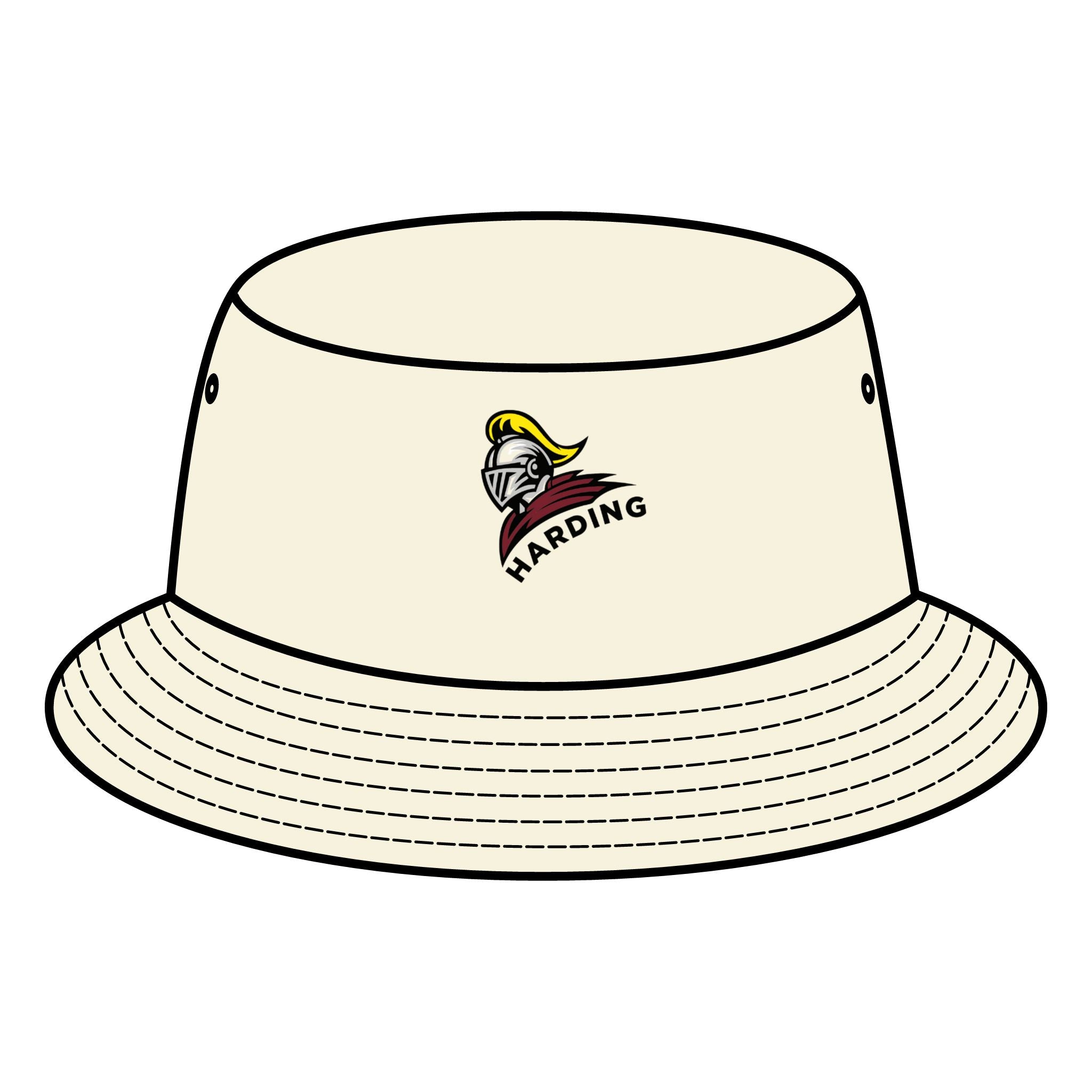 Harding Emblem Bucket Hat - Stylish Sun Protection for Casual Outings