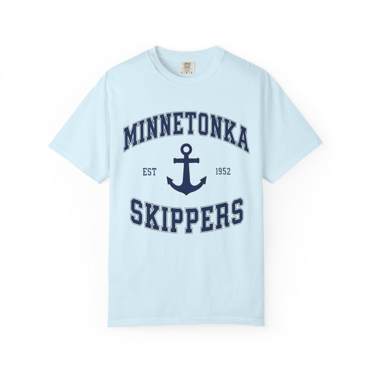 Minnetonka Skippers Anchor T-Shirt — Vintage Nautical Crew Tee