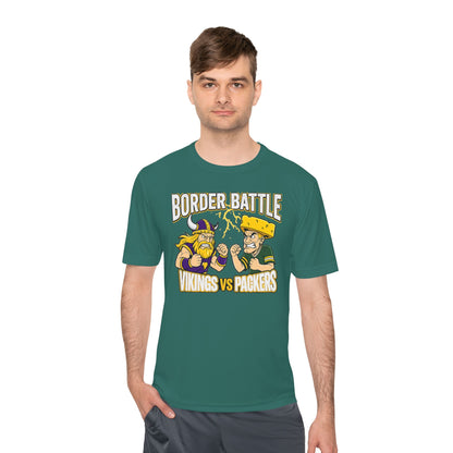 Border Battle Vikings vs Packers Tee — "The Best Seat in the Game Is at the Bar" Sports Rivalry Shirt