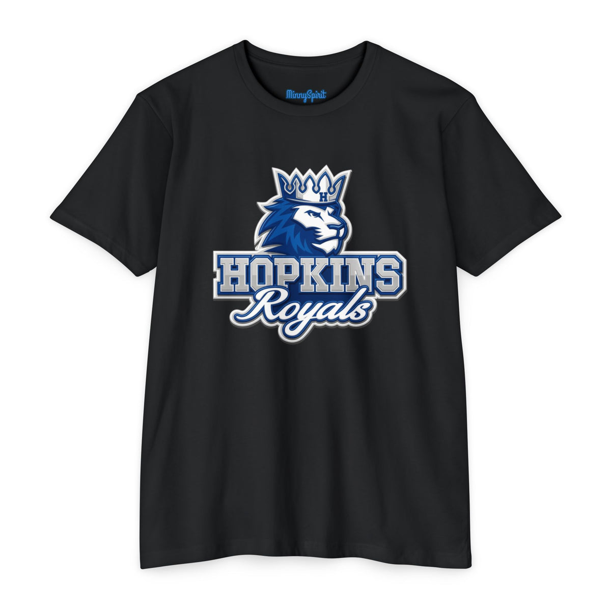 Hopkins Royals Crowned Lion Graphic T-Shirt