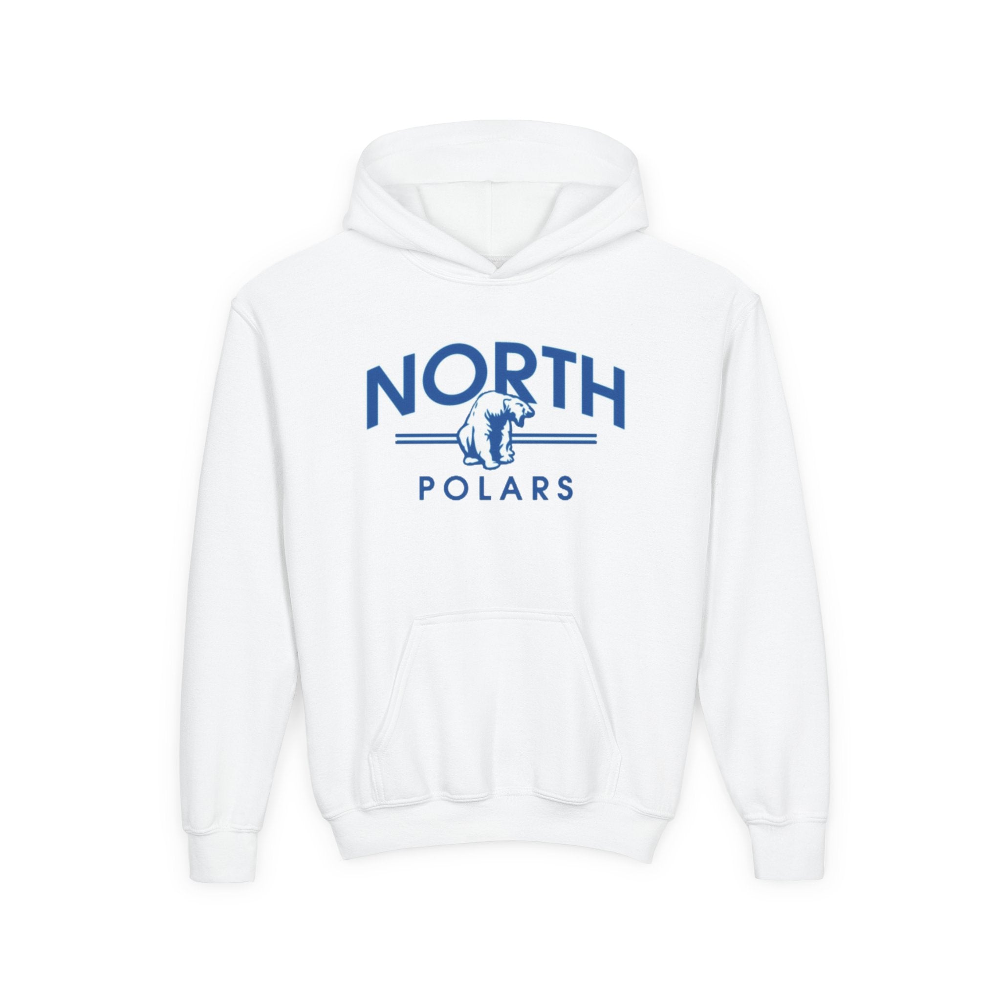 Minneapolis North Polars Youth Hoodie - Cozy Heavy Blend Sweatshirt for Kids