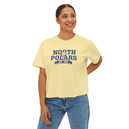 Minneapolis North Polars Women's Boxy Tee - Casual & Comfortable Style
