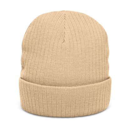 Embroidered Ribbed Beanie - O'Malley’s Irish Pub Logo