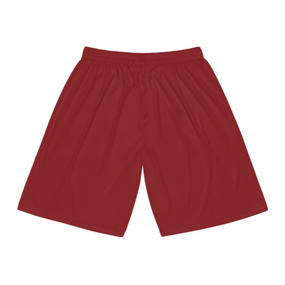 Maple Grove Stylish Crimson Basketball Shorts - Perfect for Sports Lovers