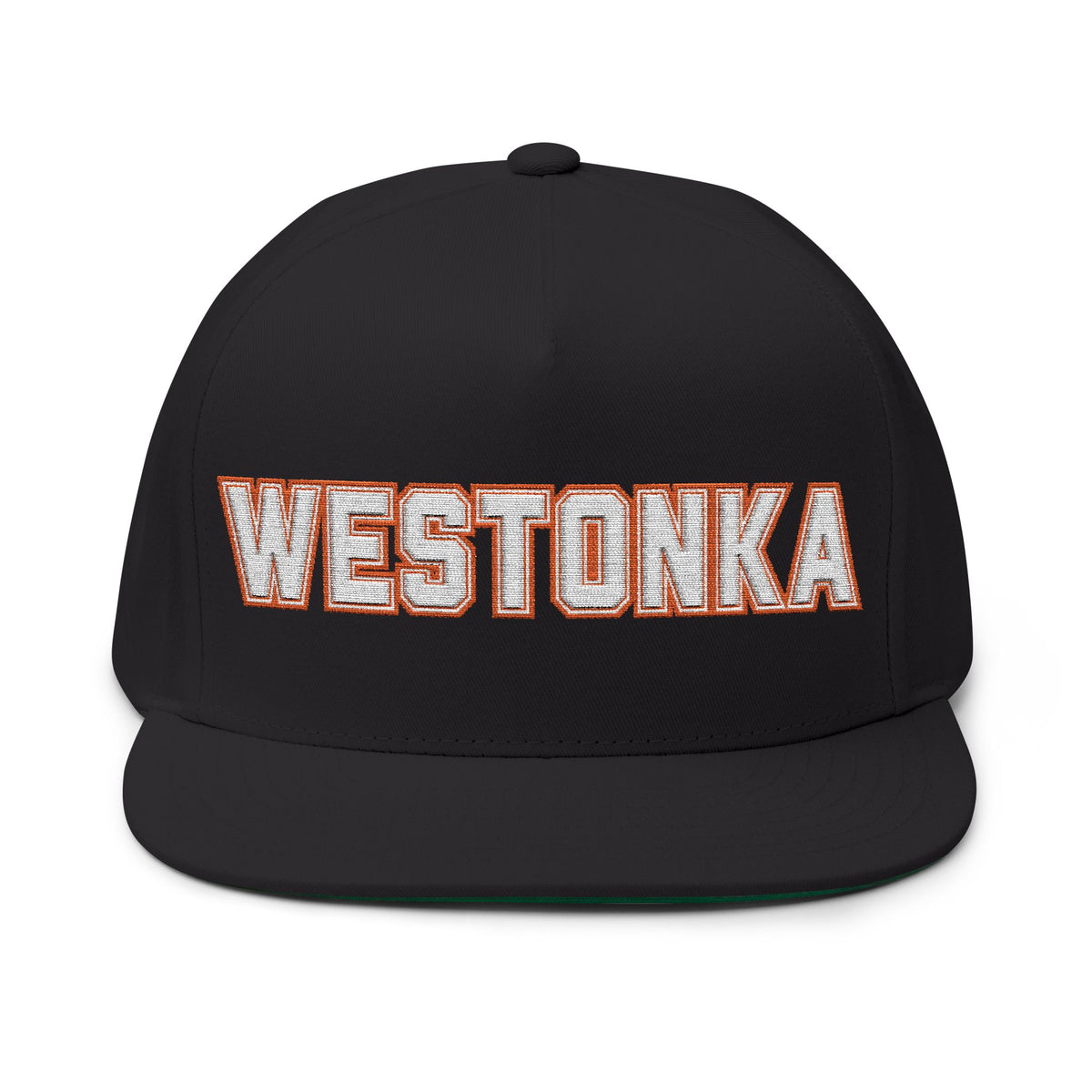 Mound Westonka Warhawks Embroidered Flat Bill Cap — School Spirit Snapback