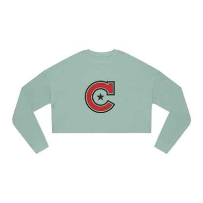 Minneapolis Camden Trendy Women's Cropped Sweatshirt with Unique Graphic Design