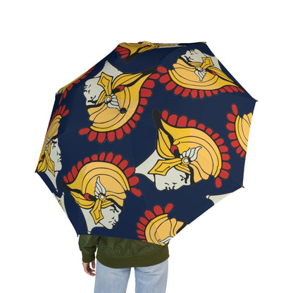 Orono Spartans Stylish Foldable Umbrella - Compact Rain Protection