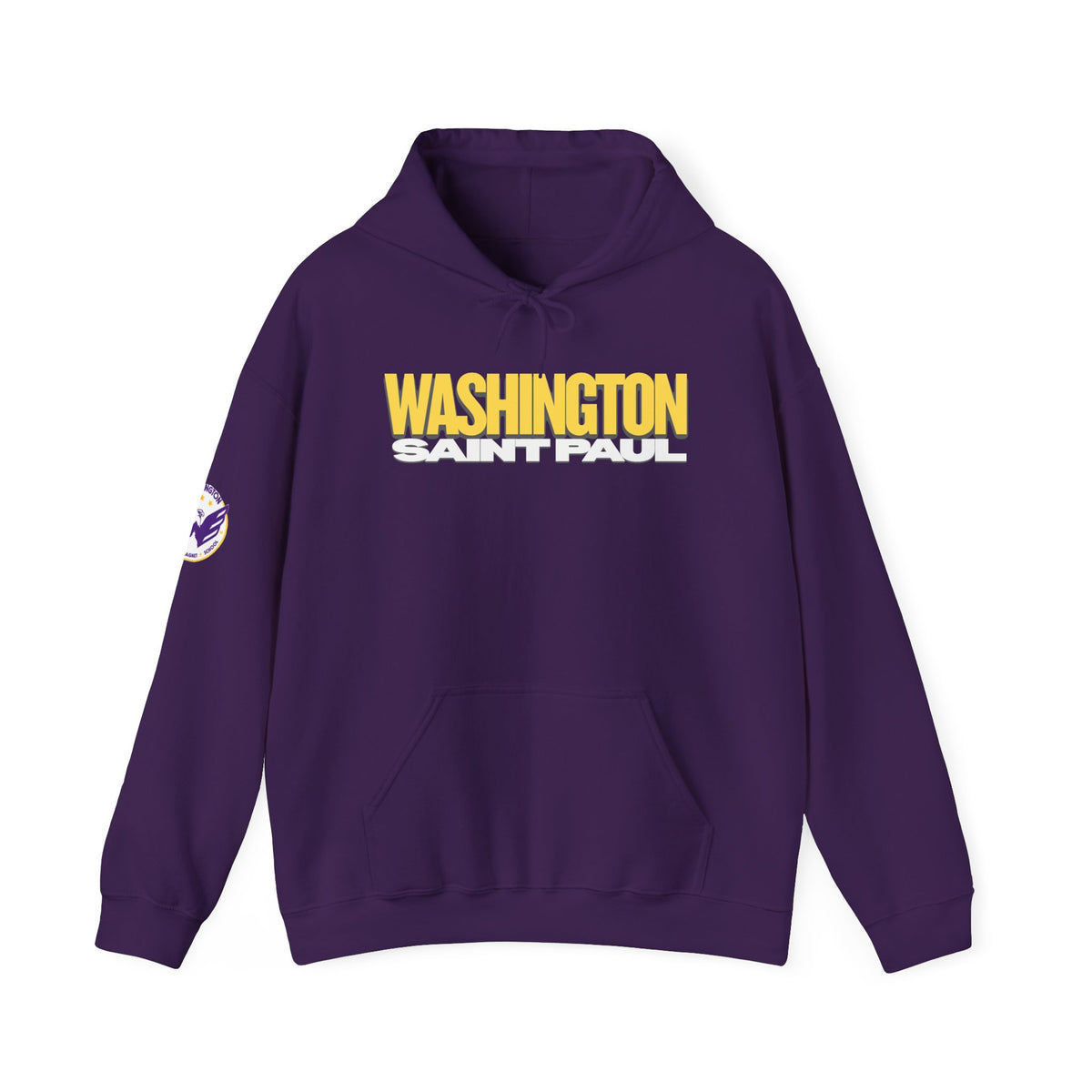 Saint Paul Washington Tech Eagles Purple Sports Hoodie