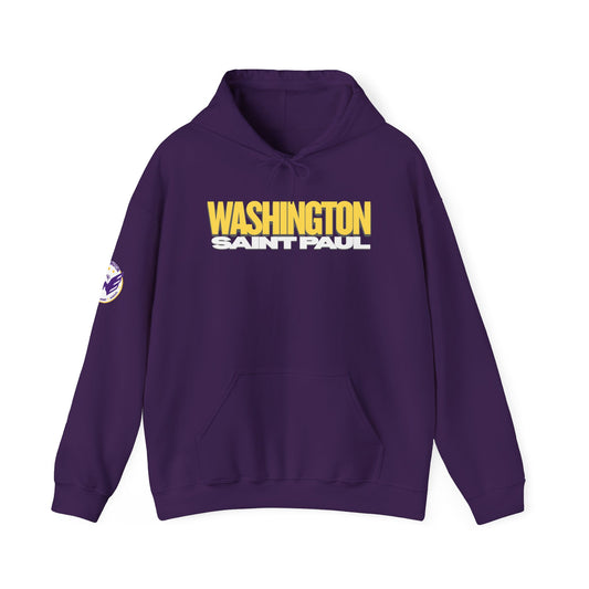 Saint Paul Washington Tech Eagles Purple Sports Hoodie