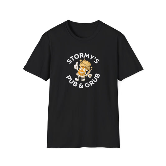 Stormy’s Pub & Grub T-Shirt — Retro Beer Mascot Bar Shirt