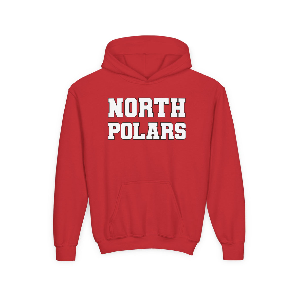 Youth 'North Saint Paul Polars' Hoodie – Red School Team Pullover