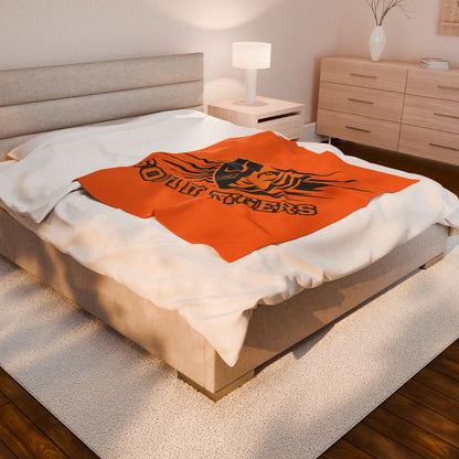Minneapolis South Tigers Velveteen Blanket - Cozy and Loungey