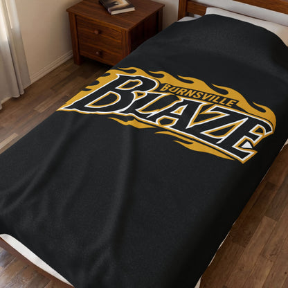 Burnsville Blaze Cozy Velveteen Plush Blanket