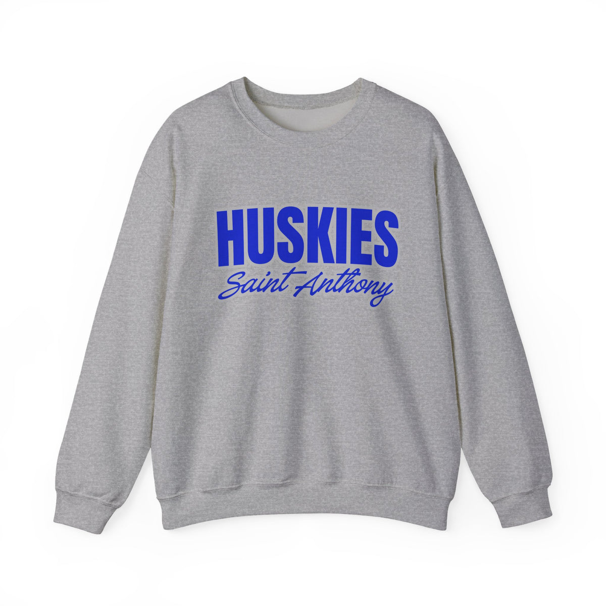 Saint Anthony Huskies Unisex Heavy Blend™ Crewneck Sweatshirt - Cozy Graphic Fashion