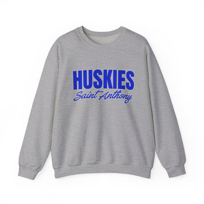 Saint Anthony Huskies Unisex Heavy Blend™ Crewneck Sweatshirt - Cozy Graphic Fashion