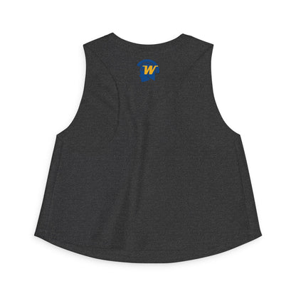 Copy of North Polars Crop Top — Retro Script Athletic Women's Tank
