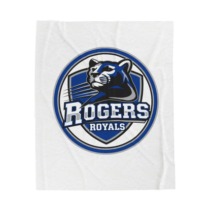 Rogers Royals Velveteen Plush Blanket - Perfect for Relaxation and Home Decor