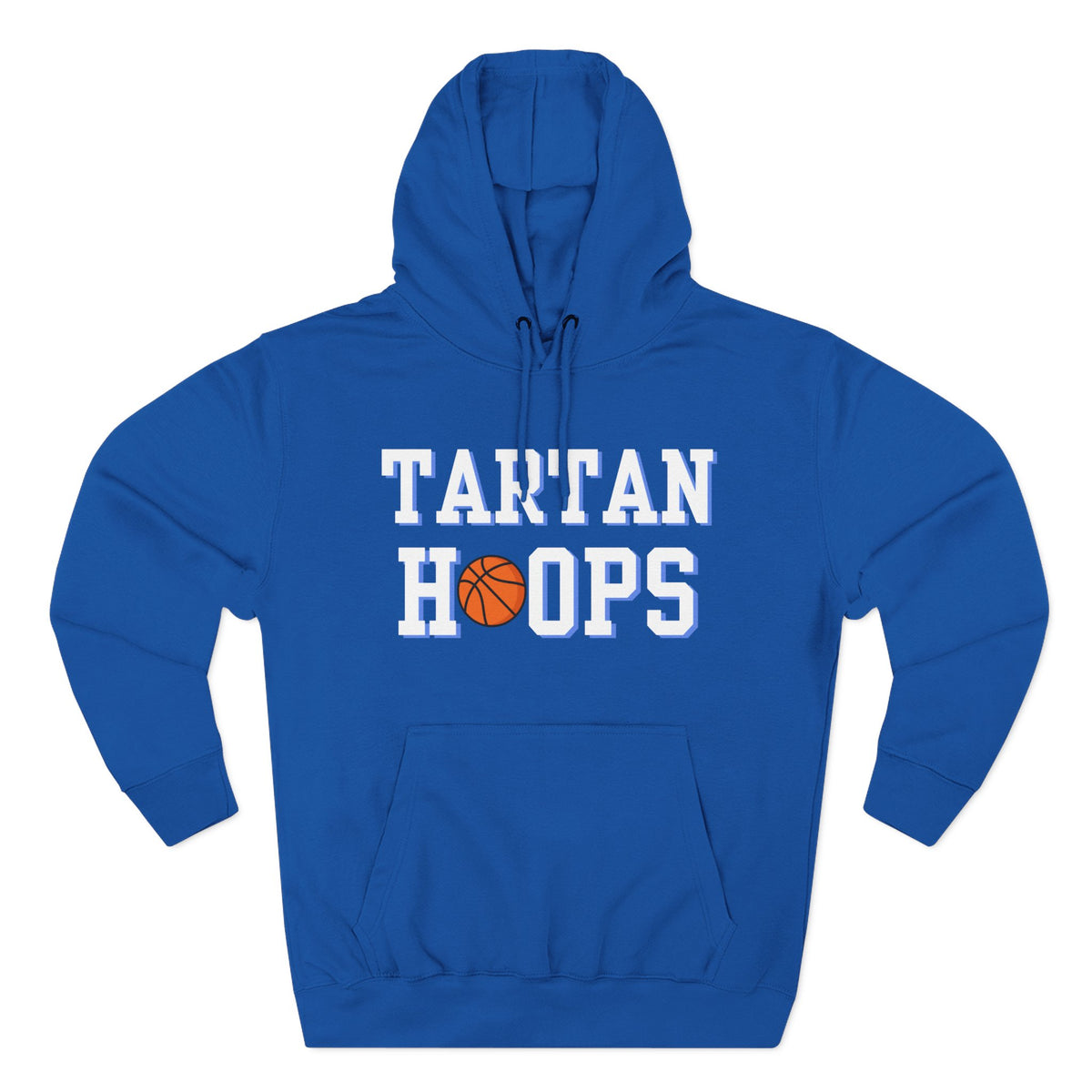 Basketball Hoodie — "Tartan Hoops" Front & "Take Flight" Back Team Pullover