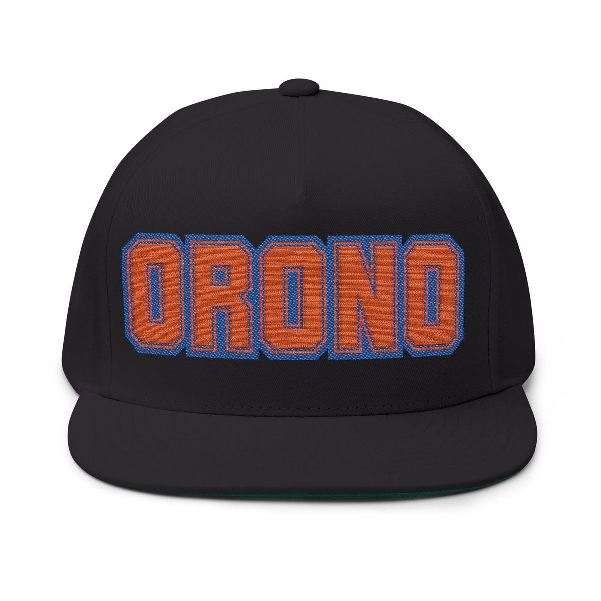 Orono Spartans Embroidered Flat Bill Cap — School Spirit Snapback